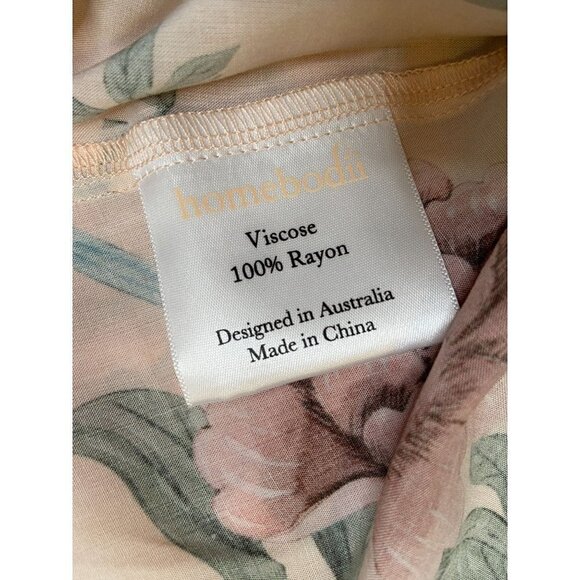 Homebodii NWT Natice Floral Print Chemise Slip Pink Size XL - Picture 5 of 8